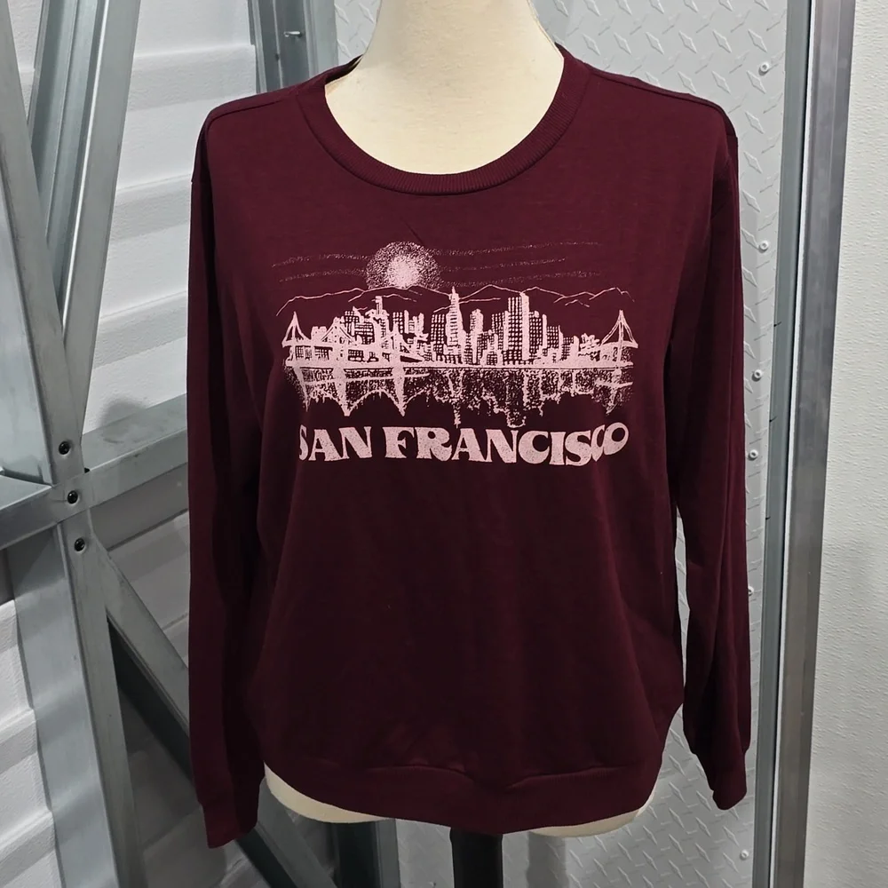 Fifth Sun Sweatshirt San Francisco Size XL‎ - Picture 2 of 11